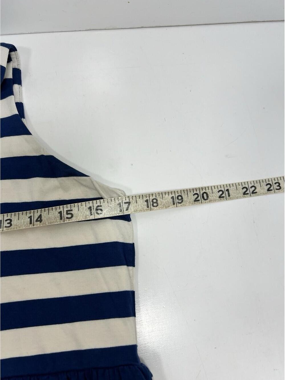 Hatch Maternity Women Sz 2 (M/8-10) Blue White Striped Maxi Dress Summer Cool - Picture 6 of 9
